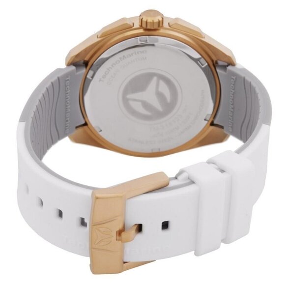 NWT Authentic Technomarine Ocean Chronograph Quartz Silver Dial Men's Watch - Picture 3 of 3